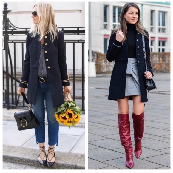 Zara Jackets & Blazers - Zara mandarin military coat (final price)